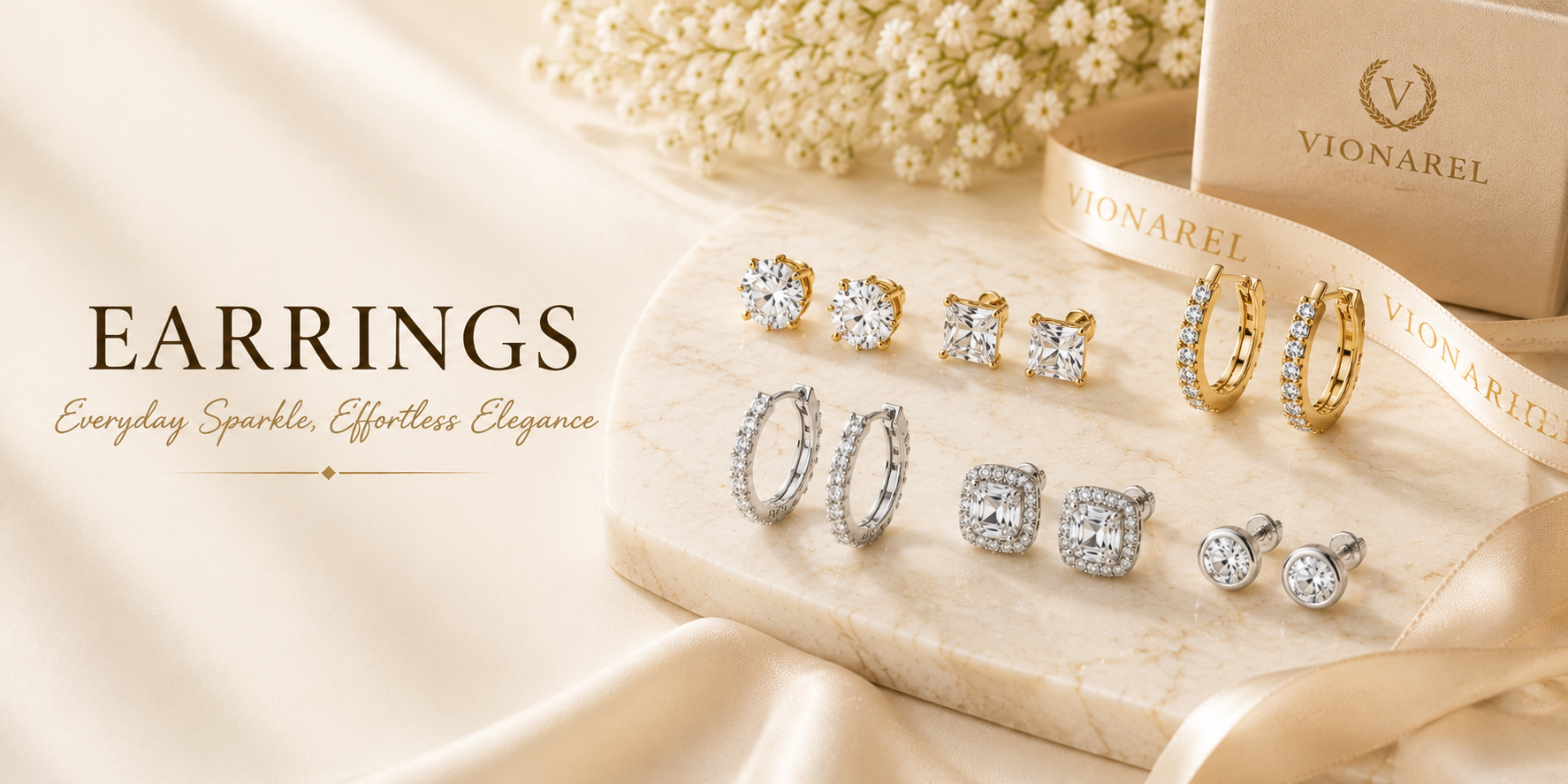 Vionarel Moissanite Earrings collection
