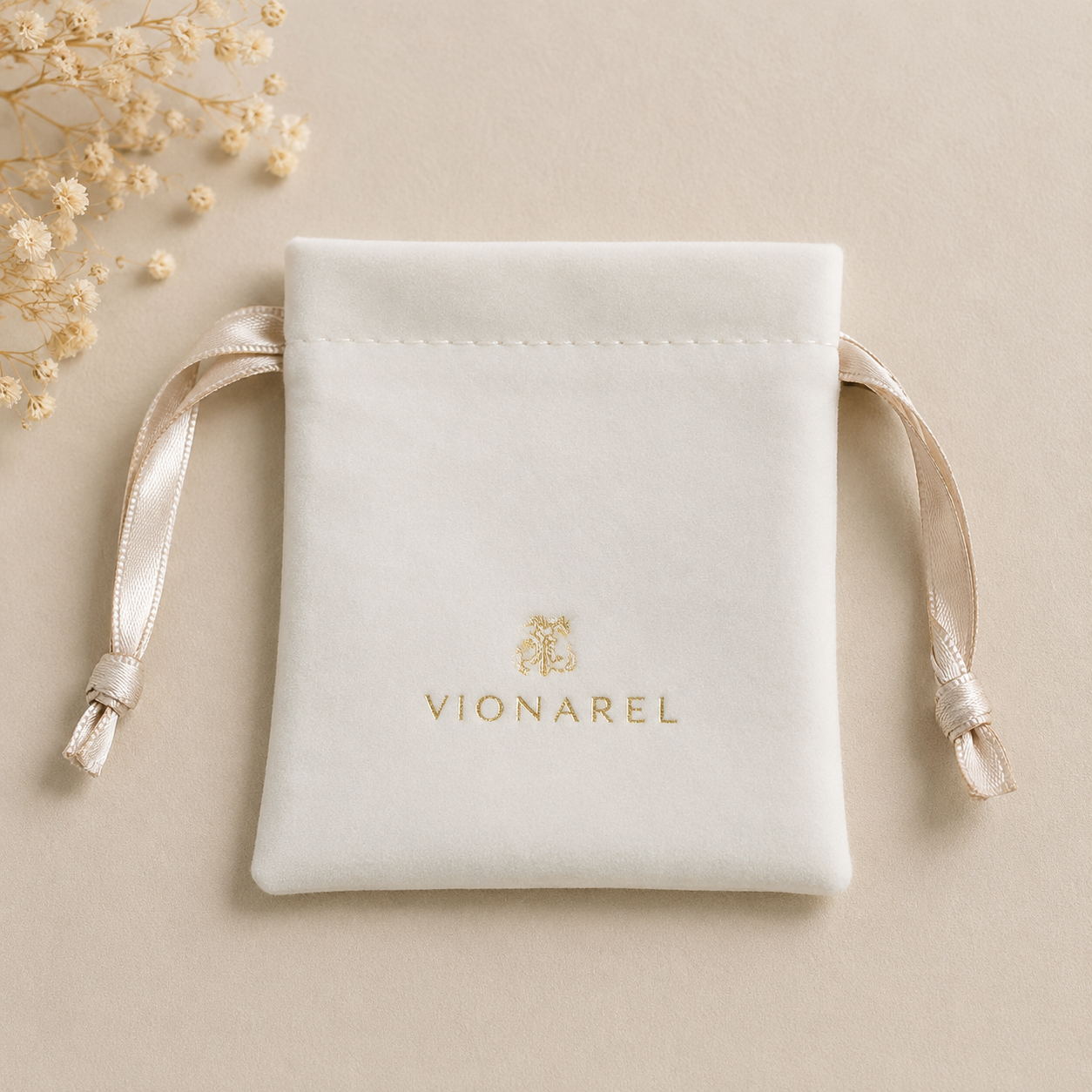 Vionarel Round Cut Moissanite Pendant Necklace in 925 Silver Gold Plated Finish — product image 7