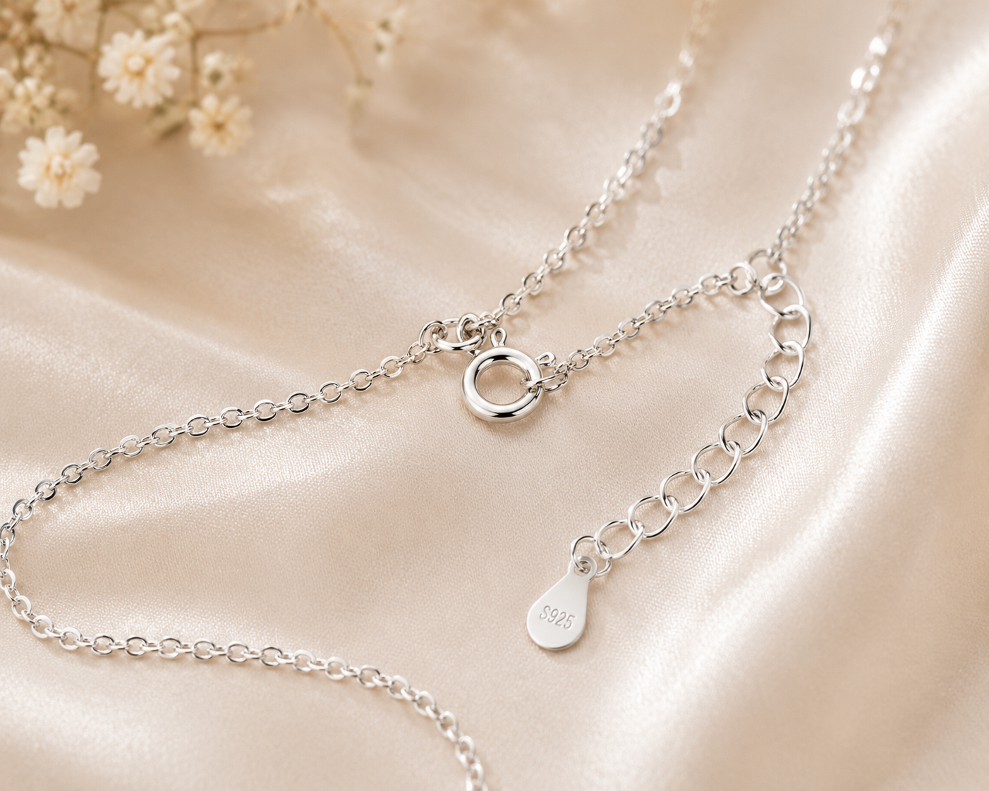 Vionarel Moissanite Cross Necklace in 925 Sterling Silver