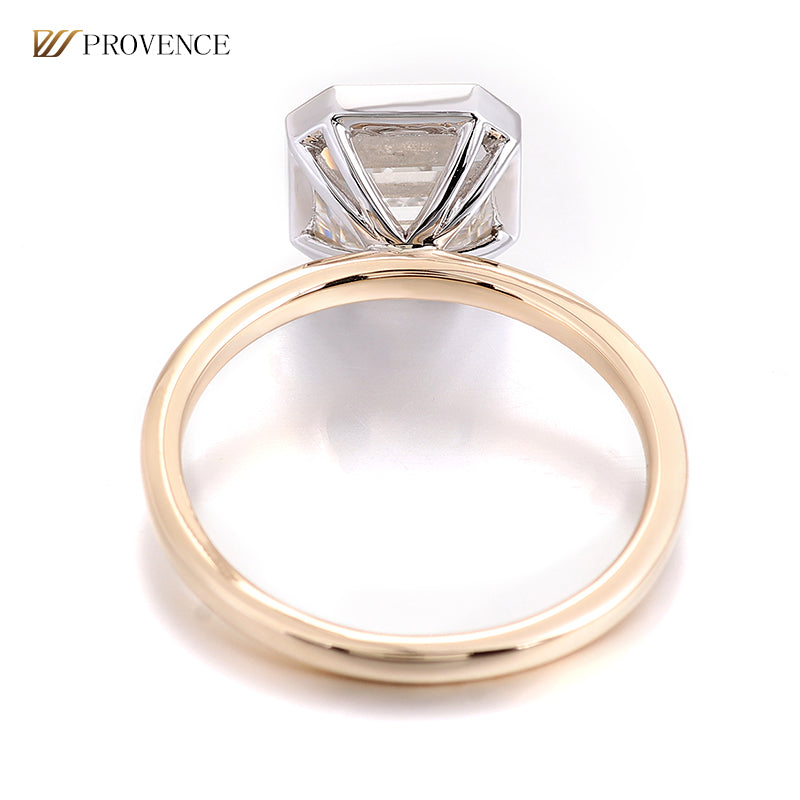 Asscher Cut Moissanite Ring – Custom Made for You