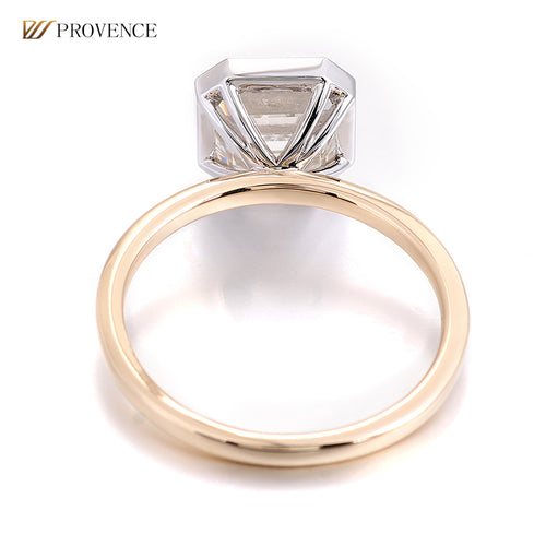 Asscher Cut Moissanite Ring – Custom Made for You